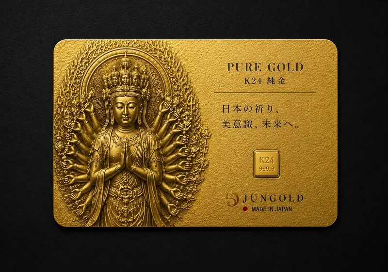 純金プレートOEM参考例1