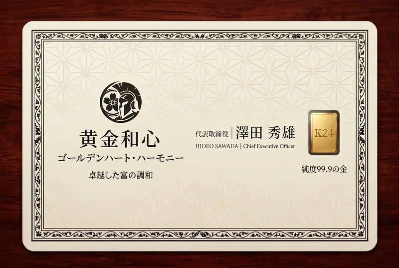 純金プレートOEM参考例12