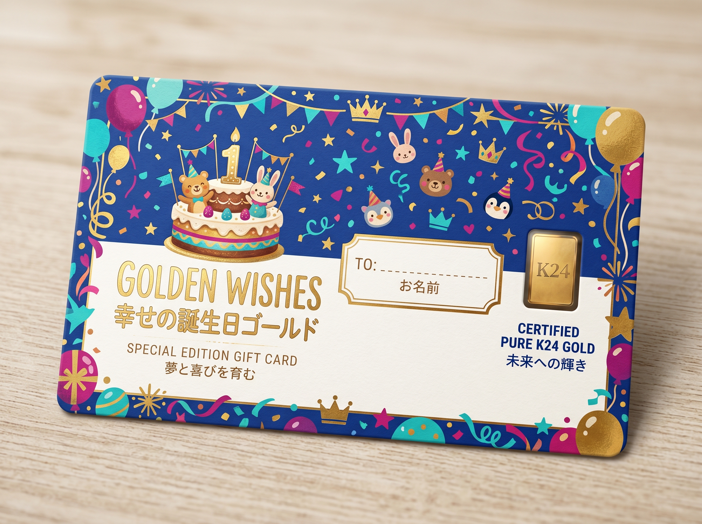 Golden Wishes 純金カード