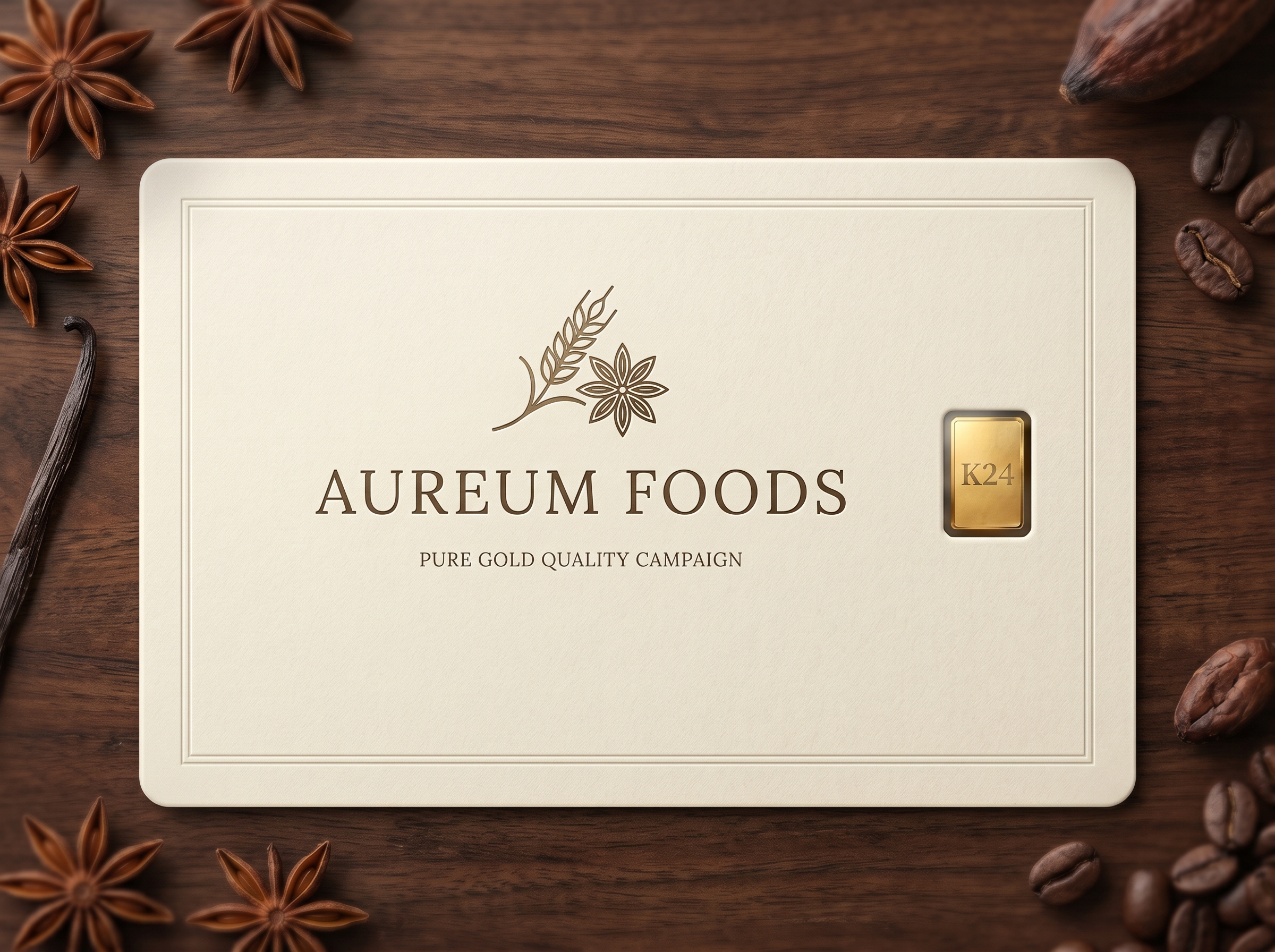 AUREUM FOODS 純金カード