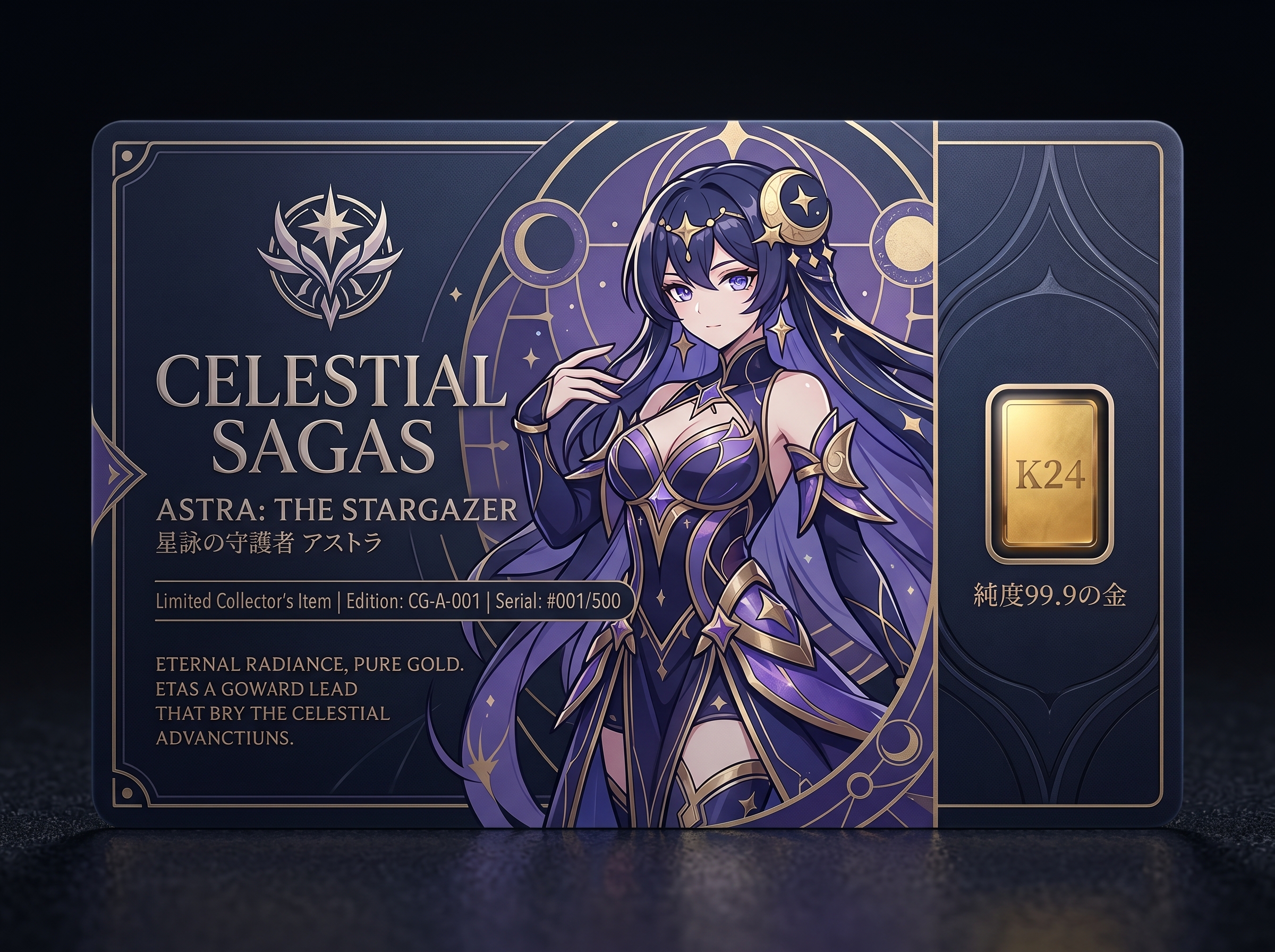 CELESTIAL SAGAS 純金カード